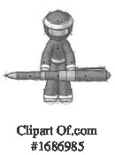 Ninja Clipart #1686985 by Leo Blanchette