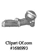 Ninja Clipart #1686993 by Leo Blanchette