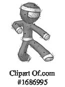 Ninja Clipart #1686995 by Leo Blanchette
