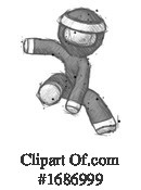 Ninja Clipart #1686999 by Leo Blanchette