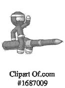 Ninja Clipart #1687009 by Leo Blanchette