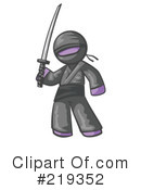Ninja Clipart #219352 by Leo Blanchette