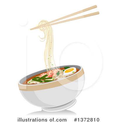 Royalty-Free (RF) Noodles Clipart Illustration by BNP Design Studio - Stock Sample #1372810