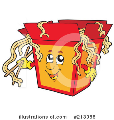 Royalty-Free (RF) Noodles Clipart Illustration by visekart - Stock Sample #213088