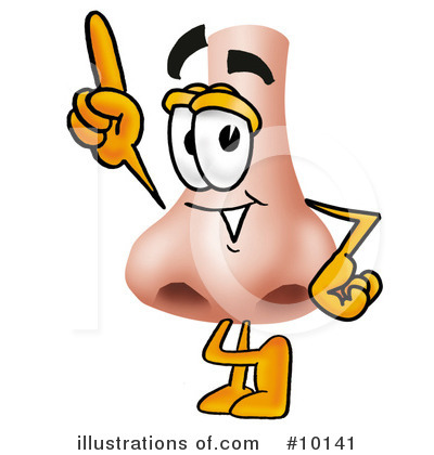 Royalty-Free (RF) Nose Clipart Illustration by Mascot Junction - Stock Sample #10141