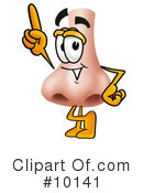 Nose Clipart #10141 by Mascot Junction