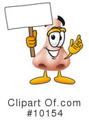 Nose Clipart #10154 by Mascot Junction