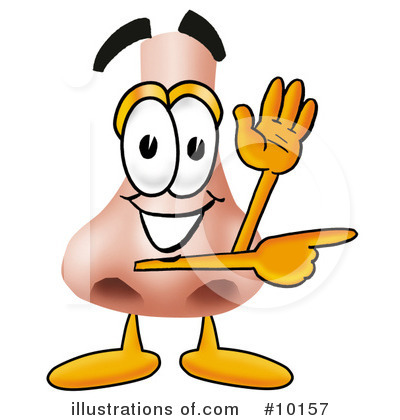 Royalty-Free (RF) Nose Clipart Illustration by Mascot Junction - Stock Sample #10157