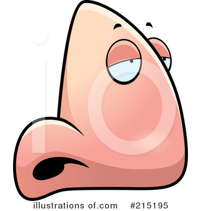 Royalty-Free (RF) Nose Clipart Illustration by Cory Thoman - Stock Sample #215195