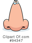Nose Clipart #94347 by Cory Thoman