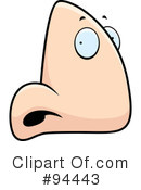 Nose Clipart #94443 by Cory Thoman