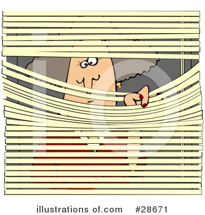 Royalty-Free (RF) Nosy Clipart Illustration by djart - Stock Sample #28671