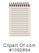 Notebook Clipart #1092894 by BNP Design Studio