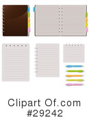 Notebook Clipart #29242 by Melisende Vector