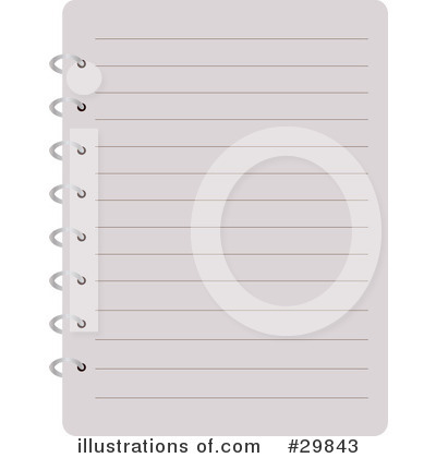 Notebook Clipart #29843 by Melisende Vector