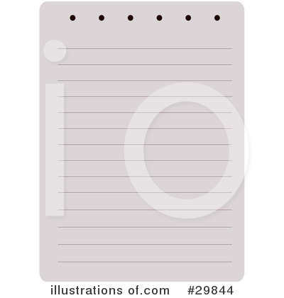 Royalty-Free (RF) Notebook Clipart Illustration by Melisende Vector - Stock Sample #29844