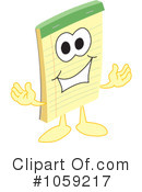 Notepad Clipart #1059217 by Mascot Junction