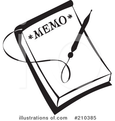 Memo Clipart #210385 by BestVector