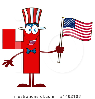 Royalty-Free (RF) Number 4 Clipart Illustration by Hit Toon - Stock Sample #1462108