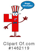 Number 4 Clipart #1462119 by Hit Toon