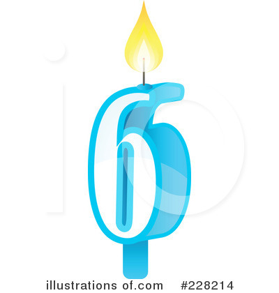 Royalty-Free (RF) Number Candle Clipart Illustration by Tonis Pan - Stock Sample #228214