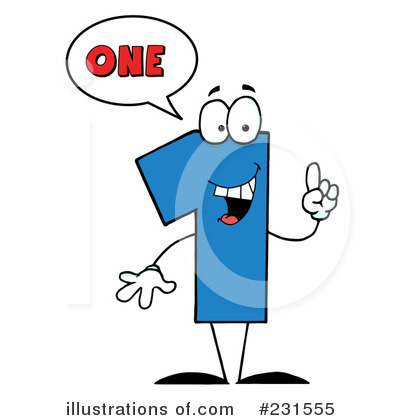 Royalty-Free (RF) Number Character Clipart Illustration by Hit Toon - Stock Sample #231555