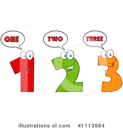 Royalty-Free (RF) Number Clipart Illustration by Hit Toon - Stock Sample #1113984