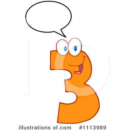 Royalty-Free (RF) Number Clipart Illustration by Hit Toon - Stock Sample #1113989