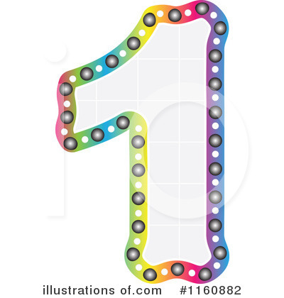 Royalty-Free (RF) Number Clipart Illustration by Andrei Marincas - Stock Sample #1160882