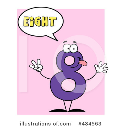 Royalty-Free (RF) Number Clipart Illustration by Hit Toon - Stock Sample #434563