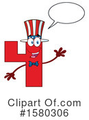 Number Four Clipart #1580306 by Hit Toon