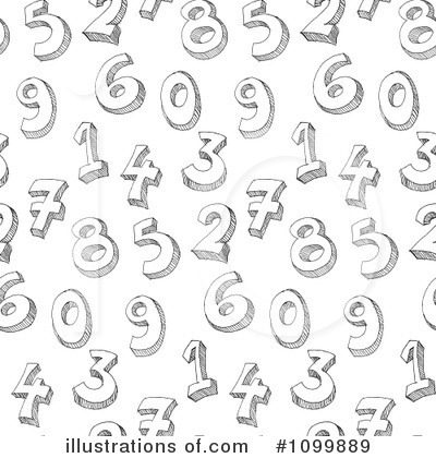 Royalty-Free (RF) Numbers Clipart Illustration by yayayoyo - Stock Sample #1099889