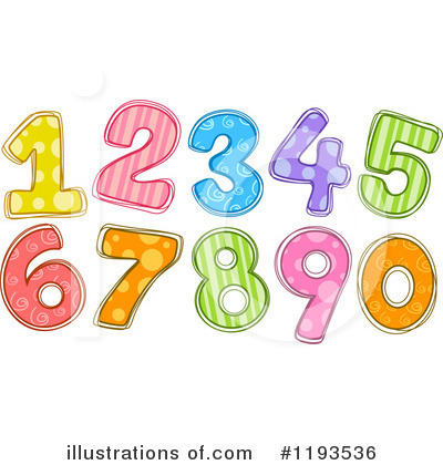 Number Three Clipart #1193536 by BNP Design Studio