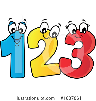 Numbers Clipart #1637861 by visekart