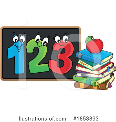 Royalty-Free (RF) Numbers Clipart Illustration by visekart - Stock Sample #1653893