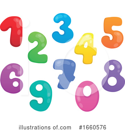 Royalty-Free (RF) Numbers Clipart Illustration by visekart - Stock Sample #1660576