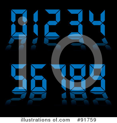 Numbers Clipart #91759 by michaeltravers