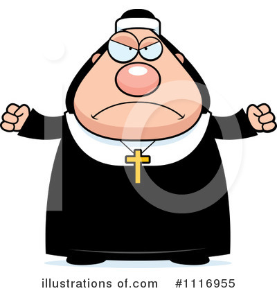 Royalty-Free (RF) Nun Clipart Illustration by Cory Thoman - Stock Sample #1116955