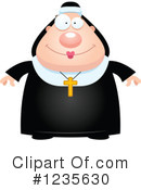 Nun Clipart #1235630 by Cory Thoman