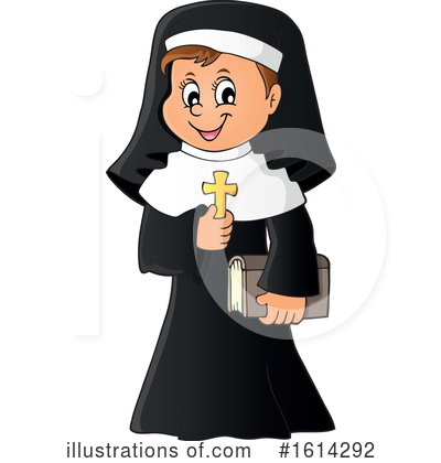 Nuns Clipart #1614292 by visekart