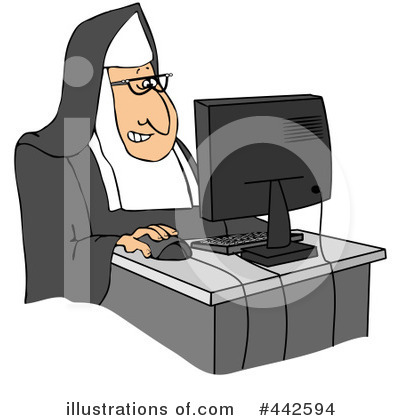Nuns Clipart #442594 by djart