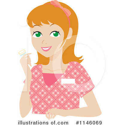 Royalty-Free (RF) Nurse Clipart Illustration by Rosie Piter - Stock Sample #1146069