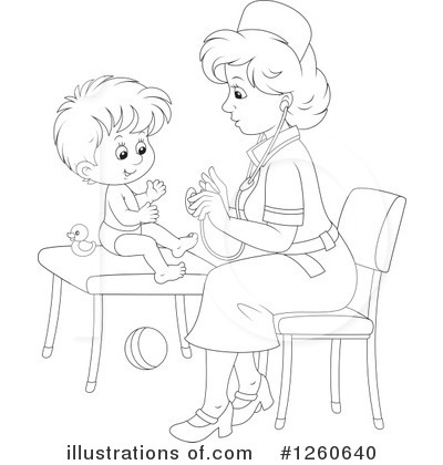 Royalty-Free (RF) Nurse Clipart Illustration by Alex Bannykh - Stock Sample #1260640