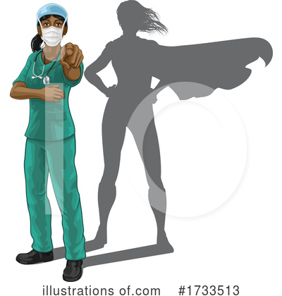 Royalty-Free (RF) Nurse Clipart Illustration by AtStockIllustration - Stock Sample #1733513
