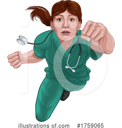 Nurse Clipart #1759065 by AtStockIllustration
