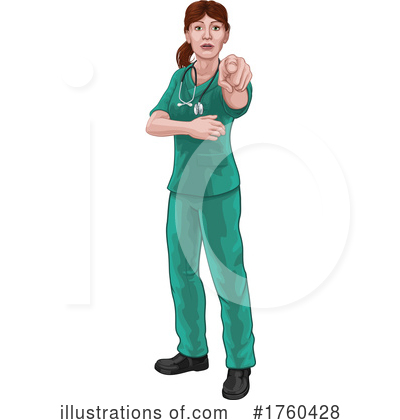 Nurse Clipart #1760428 by AtStockIllustration