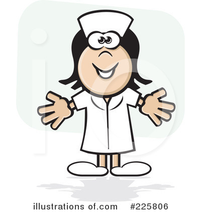 Royalty-Free (RF) Nurse Clipart Illustration by David Rey - Stock Sample #225806