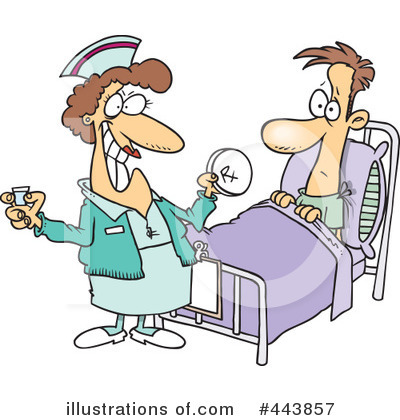 Royalty-Free (RF) Nurse Clipart Illustration by toonaday - Stock Sample #443857
