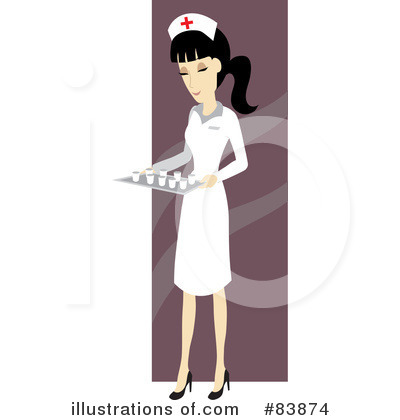 Royalty-Free (RF) Nurse Clipart Illustration by Rosie Piter - Stock Sample #83874
