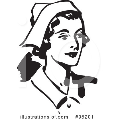Royalty-Free (RF) Nurse Clipart Illustration by BestVector - Stock Sample #95201